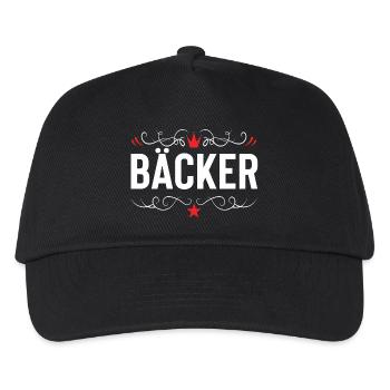 Baker Profession - Kids’ Baseball Cap - black - Front
