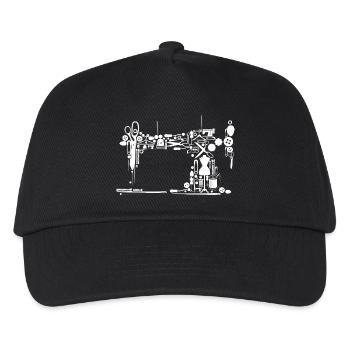 Sewing Studio Silhouette - Kids’ Baseball Cap - black - Front