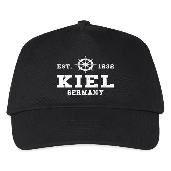 Kiel Northern Germany Souvenir - Kids’ Baseball Cap - black - Front
