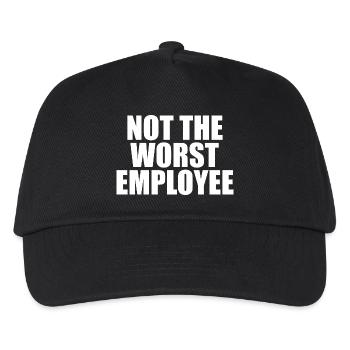 Ce n’est pas le pire sarcasme professionnel des employés - Casquette de baseball Enfant - noir - Devant