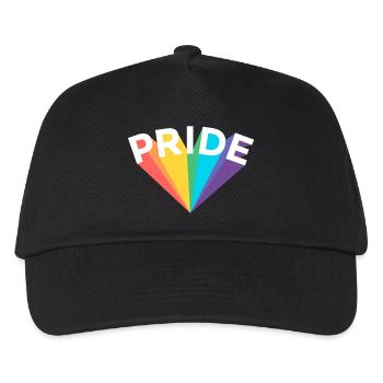 Pride Bunt - Kinder Basecap - Schwarz - Vorne