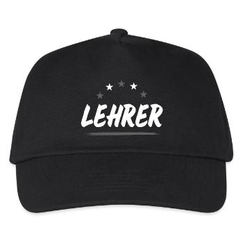 Lehrer Beruf - Kinder Basecap - Schwarz - Vorne