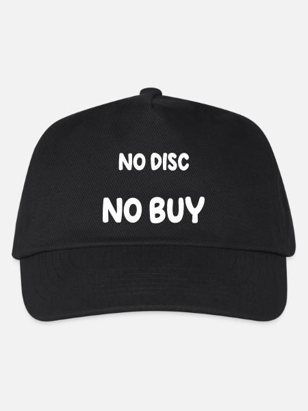 Keine Disc, kein Kauf. - Kinder Basecap - Schwarz