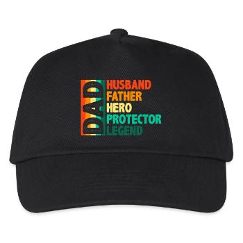 PAPA : Légende du Protecteur des Héros - Casquette de baseball Enfant - noir - Devant