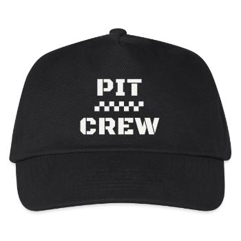 Équipe de course de Pit Crew Motorsport Course aux stands - Casquette de baseball Enfant - noir - Devant