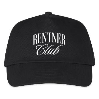 Rentner Club - Kinder Basecap - Schwarz - Vorne