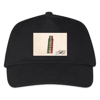 Azzo - Kinder Basecap - Schwarz - Vorne