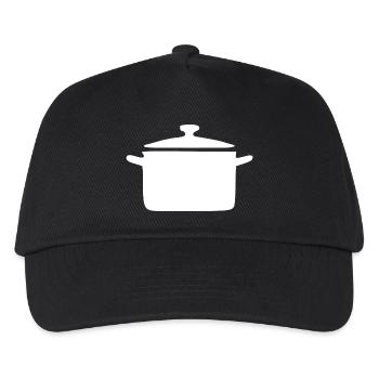 Cooking Pot Cooking Pot Gift Cook Cook - Kids’ Baseball Cap - black - Front
