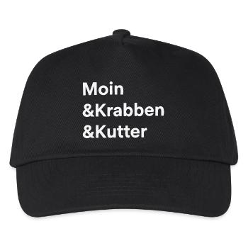 Hello Crab Cutter North Sea Coast Hamburg - Kinder Basecap - Schwarz - Vorne
