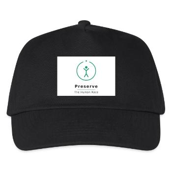 Menschheit Bewahren Symbol - Kinder Basecap - Schwarz - Vorne