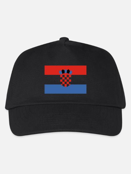 Croatie - drapeau - Casquette de baseball Enfant - noir