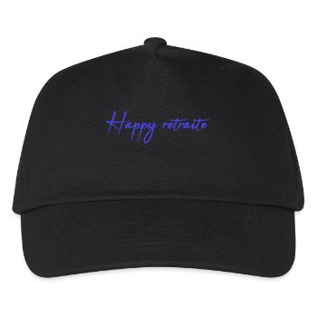 RETIREMENT. RETIREMENT. RETIRED. RETIREMENT - Kids’ Baseball Cap - black - Front