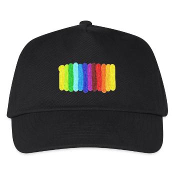 I am me, I am many - Kids’ Baseball Cap - black - Front