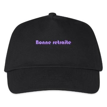 RETIREMENT. RETIREMENT. RETIRED. RETIREMENT - Kids’ Baseball Cap - black - Front