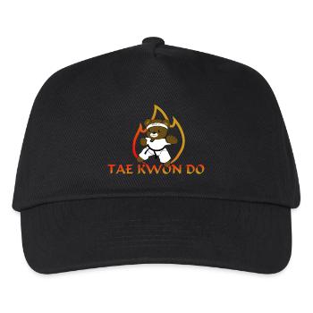 Taekwondo - Kinder Basecap - Schwarz - Vorne