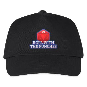 Roll With The Punches - Kids’ Baseball Cap - black - Front