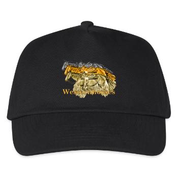 Westernhorses - Kinder Basecap - Schwarz - Vorne