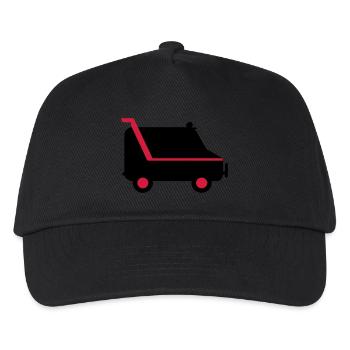 Transporter / van (2c) - Kids’ Baseball Cap - black - Front