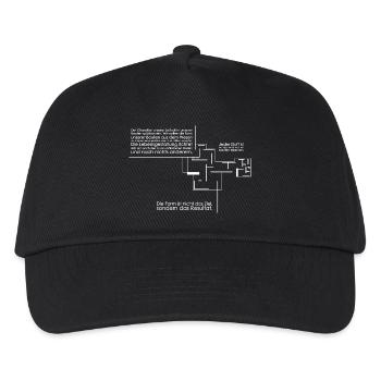 Mies van der Rohe - Landhaus Architekt Geschenk - Kinder Basecap - Schwarz - Vorne