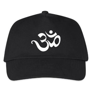 Om sanscrit Yoga Inde - Casquette de baseball Enfant - noir - Devant