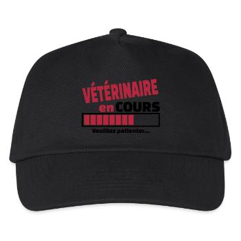 vétérinaire en cours - Casquette de baseball Enfant - noir - Devant