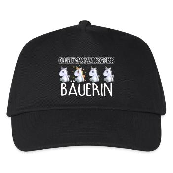 BÄUERIN - Toll - Kinder Basecap - Schwarz - Vorne