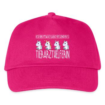 TIERARZTHELFERIN - Toll - Kinder Basecap - Fuchsia - Vorne