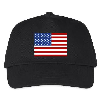 usa - Kinder Basecap - Schwarz - Vorne