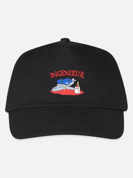 My child is ... Engineer - Kids’ Baseball Cap - black