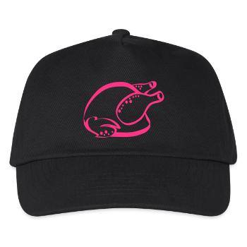 chicken - Kids’ Baseball Cap - black - Front