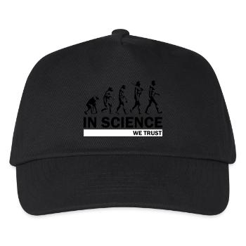 Evolution de la science - Casquette de baseball Enfant - noir - Devant