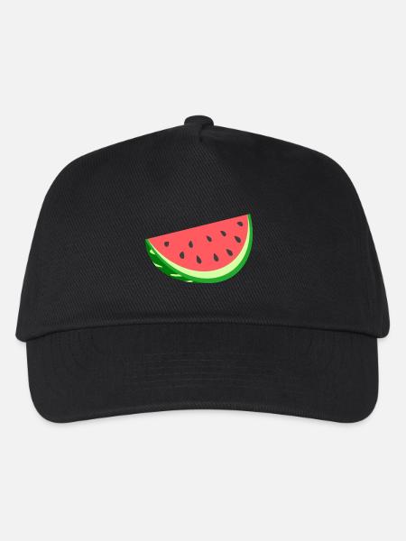 Watermelon T-Shirt - Kids’ Baseball Cap - black