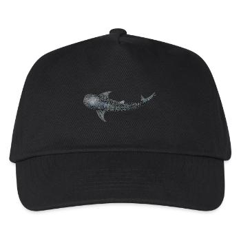 Walhai - Kinder Basecap - Schwarz - Vorne