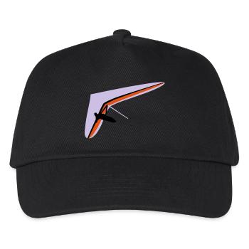 Hängegleiter - Kinder Basecap - Schwarz - Vorne