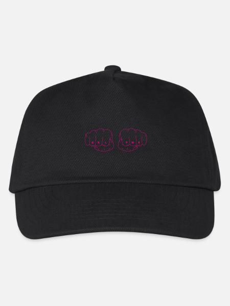 Girl Power femme forte - Casquette de baseball Enfant - noir