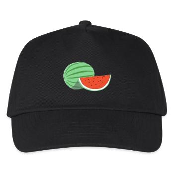 WATERMELON - Kids’ Baseball Cap - black - Front