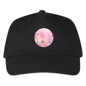 Rosen - Kinder Basecap - Schwarz - Vorne