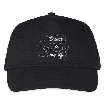 Dance is my life - Kinder Basecap - Schwarz - Vorne