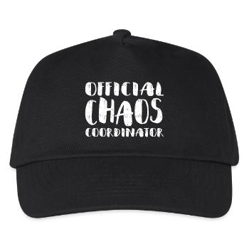 Offizieller Chaos-Koordinator - Kinder Basecap - Schwarz - Vorne