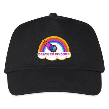 Death by unicorn - Kinder Basecap - Schwarz - Vorne