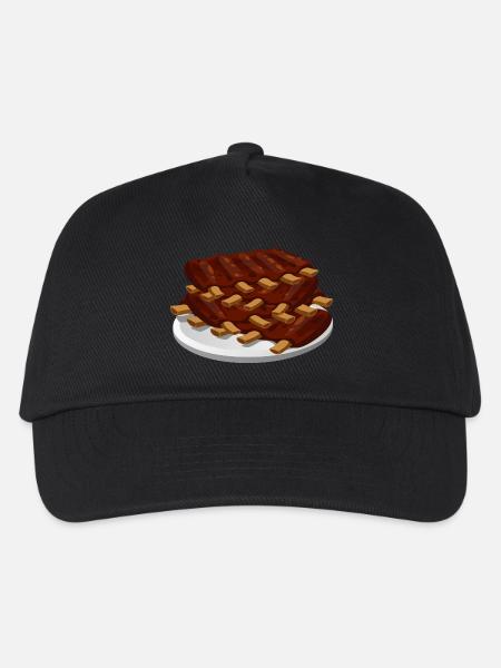 spare ribs - Kinder Basecap - Schwarz