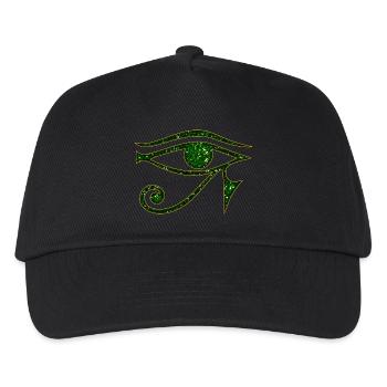 Auge des Horus, Horusauge, Ägypten, Schutzsymbol - Kinder Basecap - Schwarz - Vorne