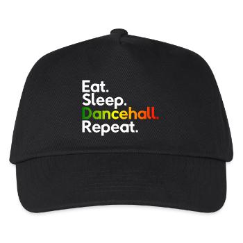 Mangez Sommeil Dancehall Repeat - Casquette de baseball Enfant - noir - Devant