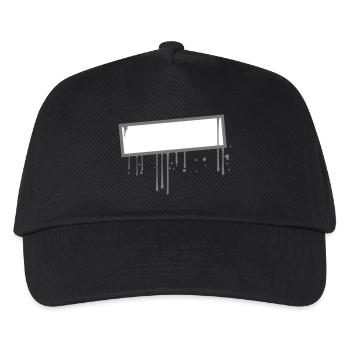cadre bouclier graffiti timbre bordure de chute t - Casquette de baseball Enfant - noir - Devant
