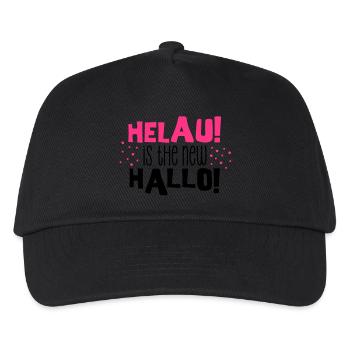 Fasching - Karneval - Fastnacht - Helau - 2C - Kinder Basecap - Schwarz - Vorne