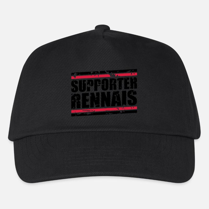 Vintage bear Rennais - Kids’ Baseball Cap - black
