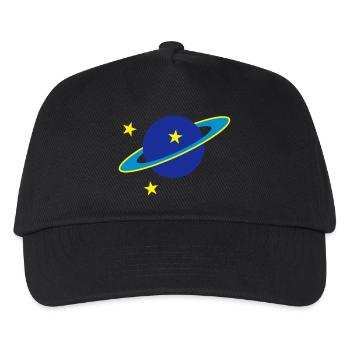 Saturn - Kinder Basecap - Schwarz - Vorne