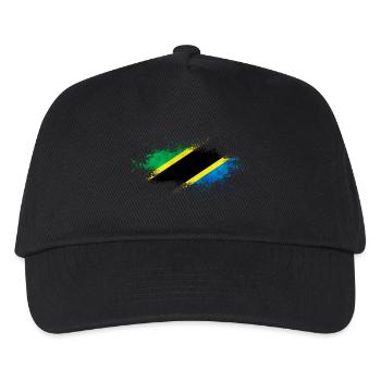 Tanzania - Kinder Basecap - Schwarz - Vorne