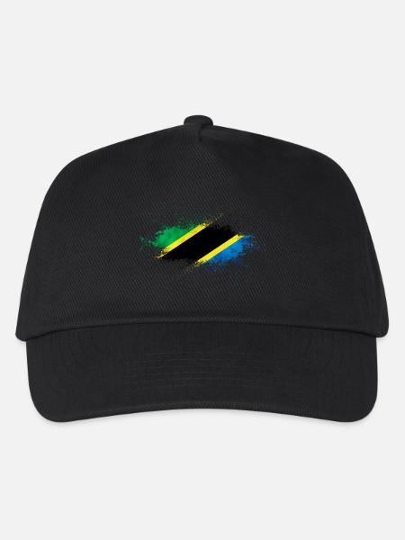 Tanzanian - Kids’ Baseball Cap - black
