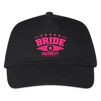 Bride Security - Kids’ Baseball Cap - black - Front